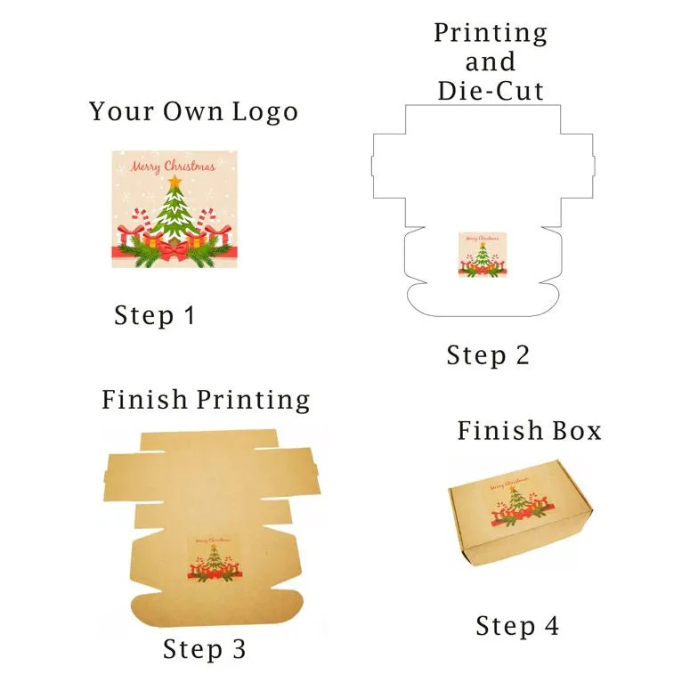 10 Custom Printed Mailer Box | Small Personalized Gift Box | Full Colour Double-Sided Printing | Decorative Shipping Box| Shoe Box Birthday