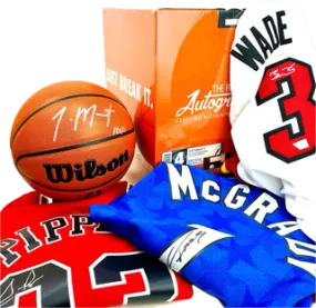 2x NBA Orange Just Break It Boxes   Lebron James Signed Frame