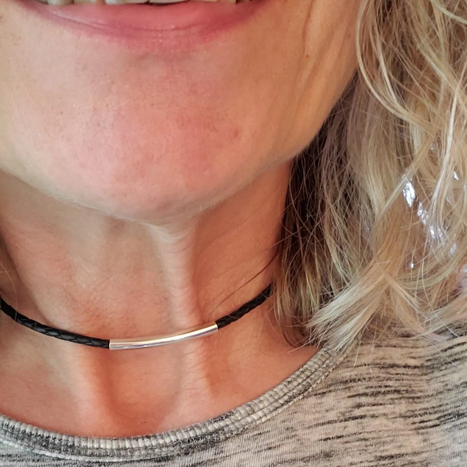 3mm Bolo Leather Snap Off Chokers by Alexa Martha Designs