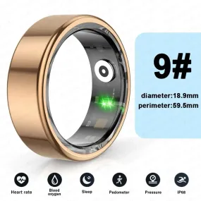 5ATM Waterproof Smart Ring for Men Women Health Monitoring 100  Sport Modes Fitness Tracking Waterproof Sport Ring Smart 2024New