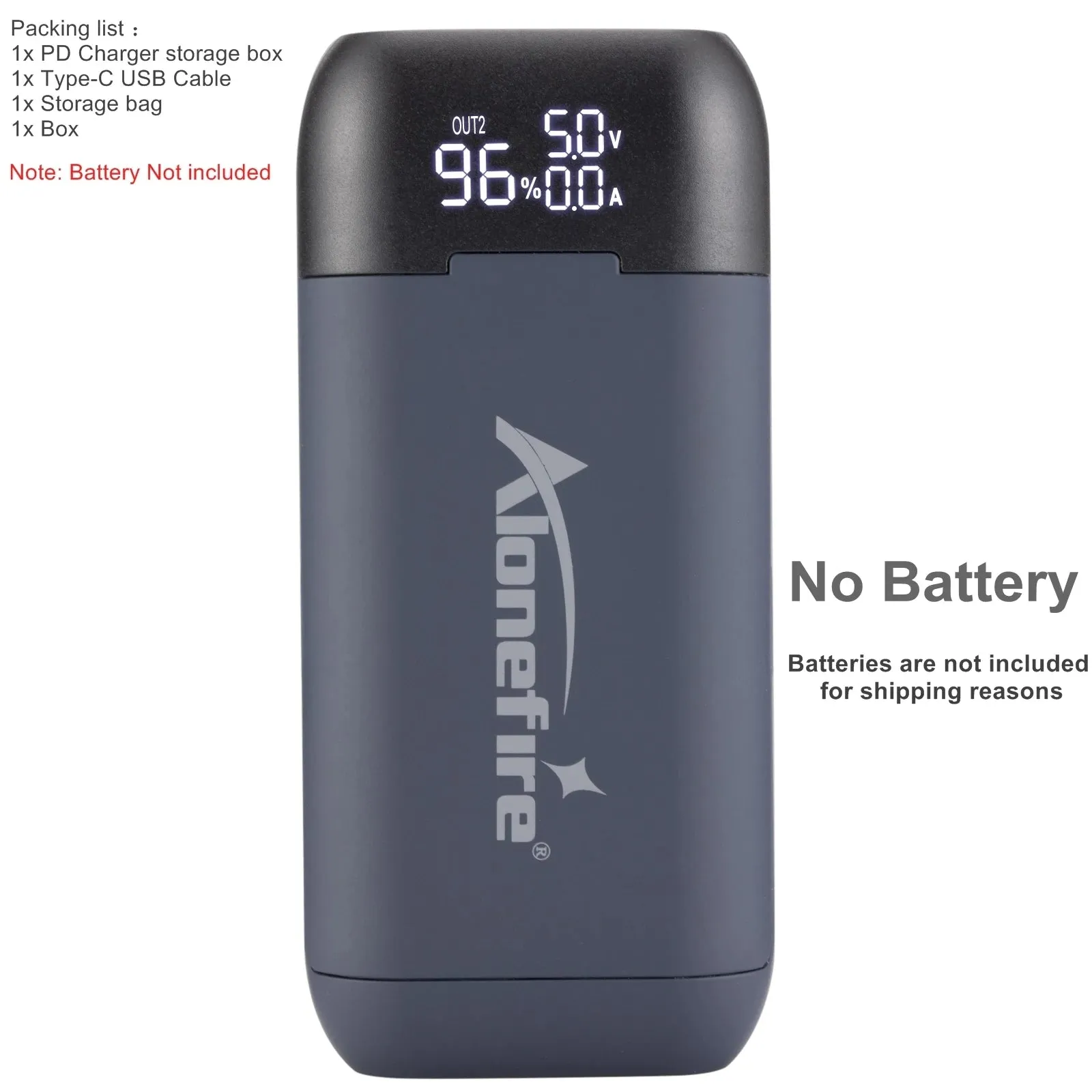 5V 2A Smart USB Charger 18650 21700 Li-ion Battery Charger BoxType-C Power Bank Case DIY Digital Display Cell Phones Powerbank