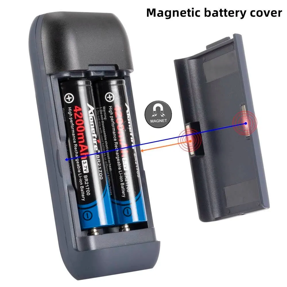 5V 2A Smart USB Charger 18650 21700 Li-ion Battery Charger BoxType-C Power Bank Case DIY Digital Display Cell Phones Powerbank
