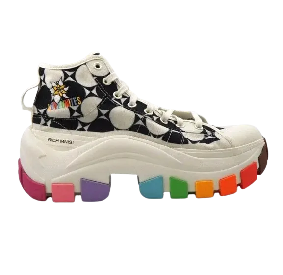 Adidas Unisex Rich Mnisi Nizza High XY22 Pride Shoes - Off White / Core Black / Multi