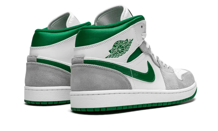 Air Jordan 1 Mid SE "White Pine Green Smoke Grey"