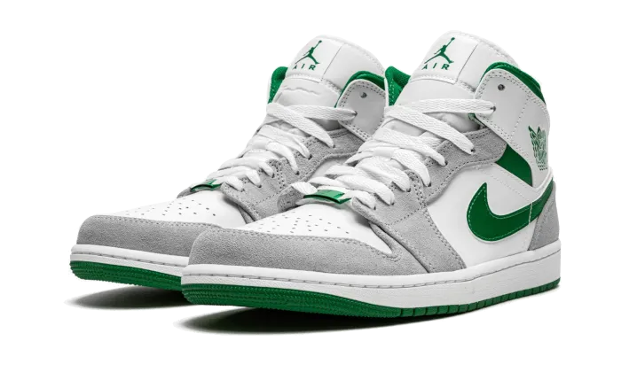 Air Jordan 1 Mid SE "White Pine Green Smoke Grey"