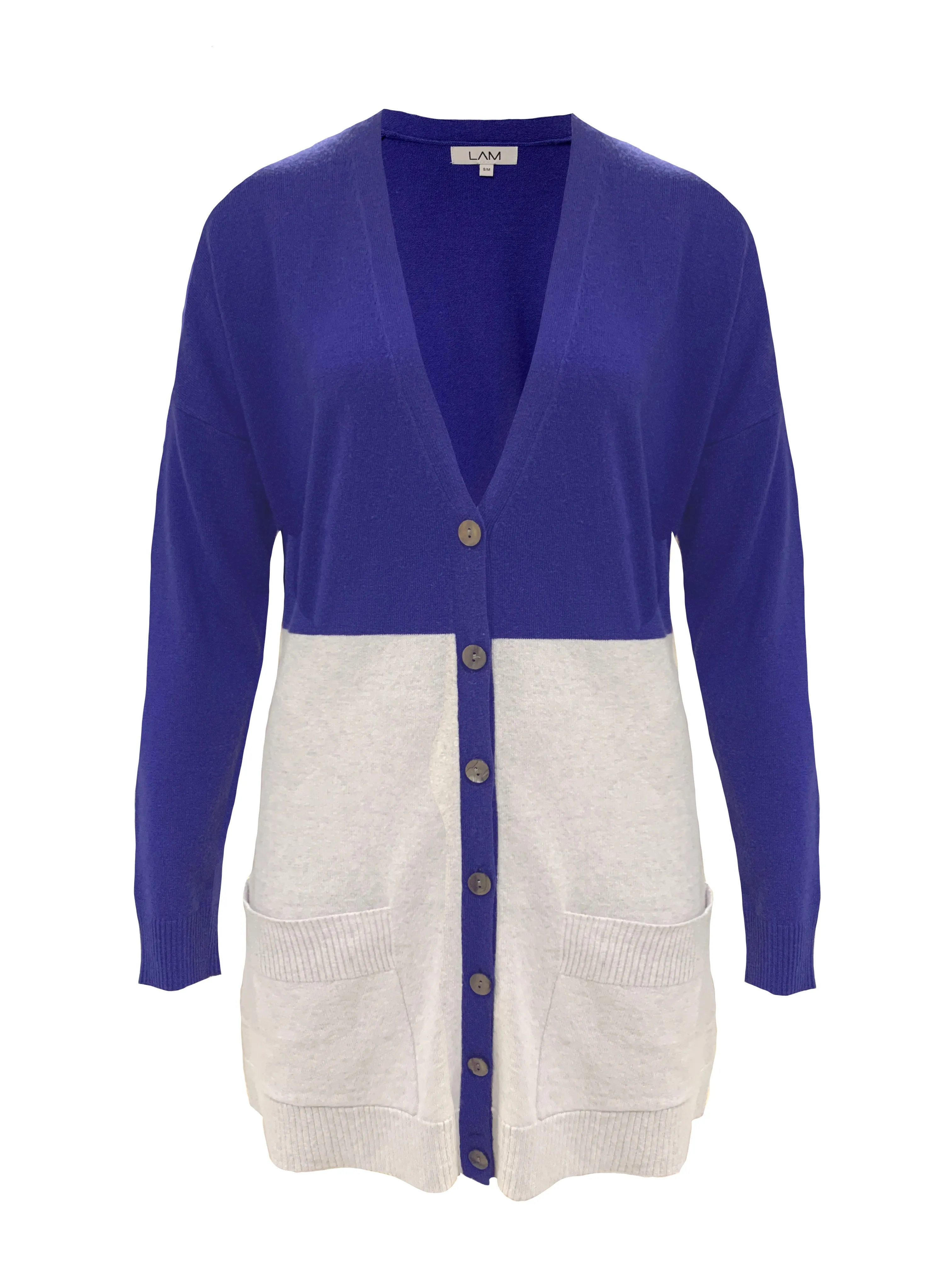 Amelie Cardigan – Regal Blue/Downy