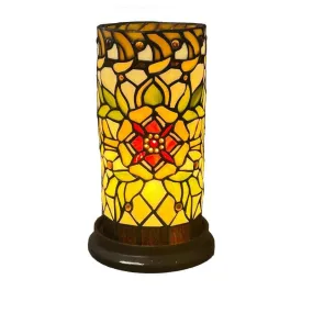 Angelique Round Tiffany Table Lamp - Tiffany Lighting Direct