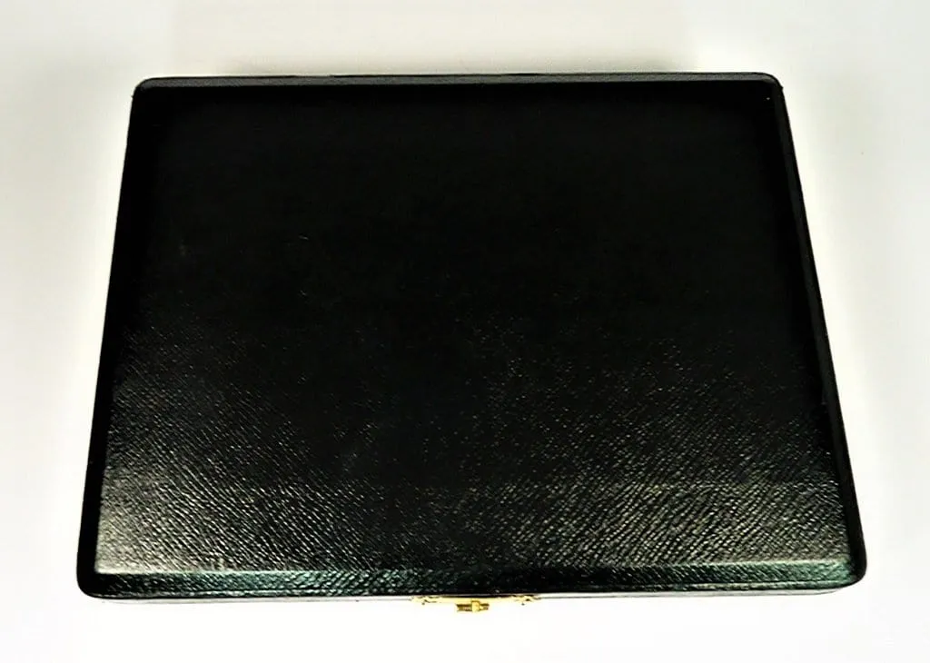 Antique Edwardian Sterling Silver Grooming Set Vanity Case William Devenport 1903