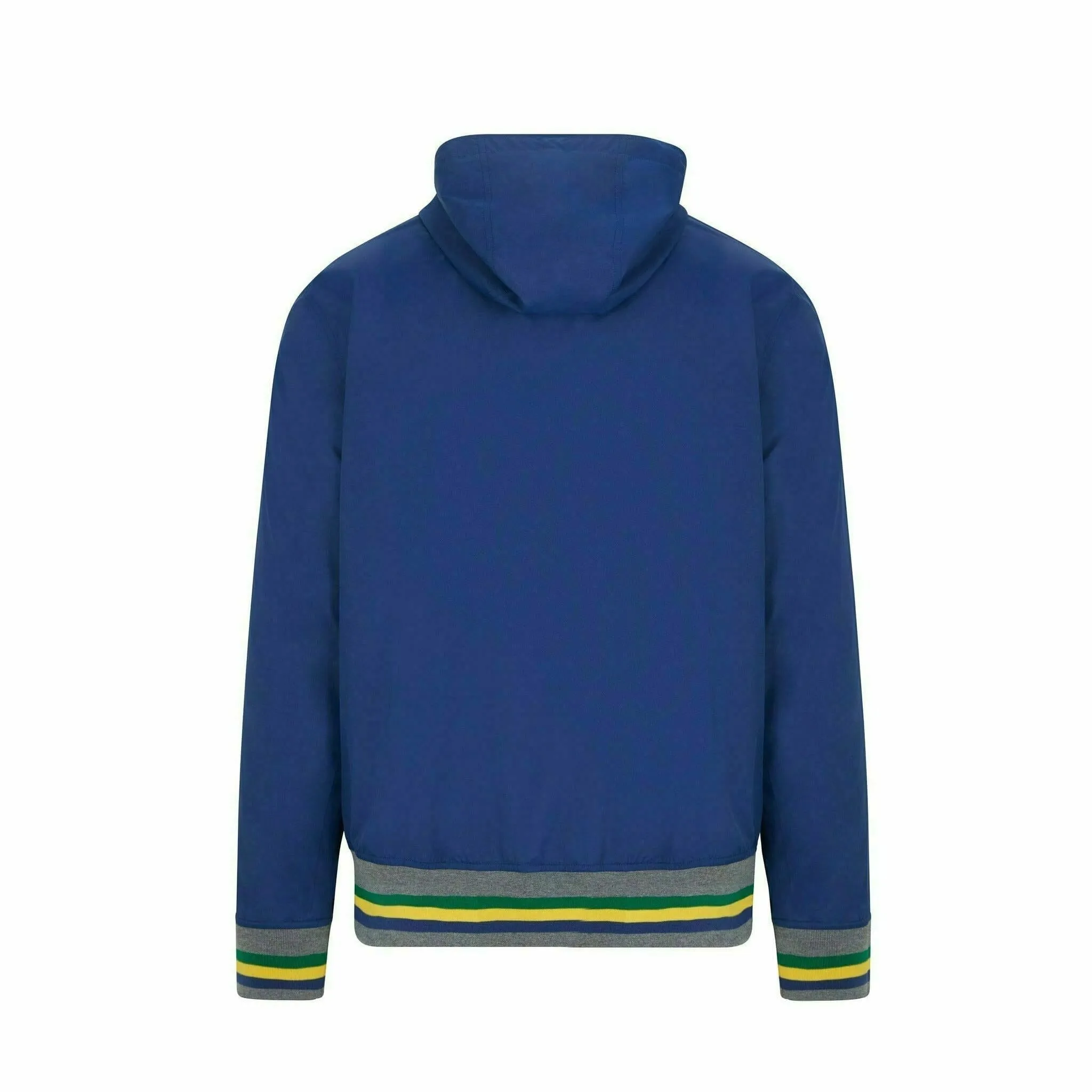 Ayrton Senna Men's Fanwear Windbreaker - Navy