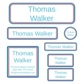Bands School Labels Pack
