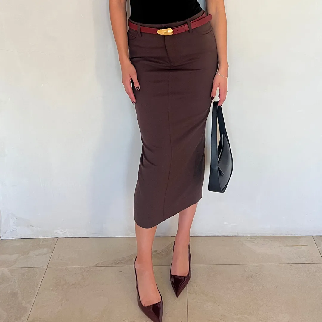 BEAN BELT BURGUNDY GOLD