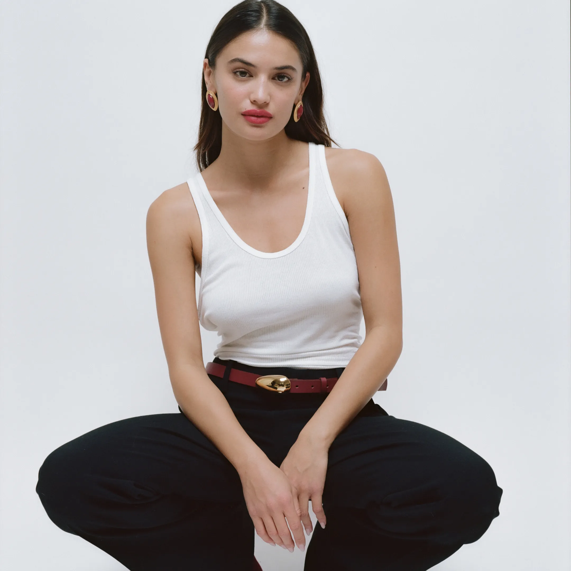 BEAN BELT BURGUNDY GOLD