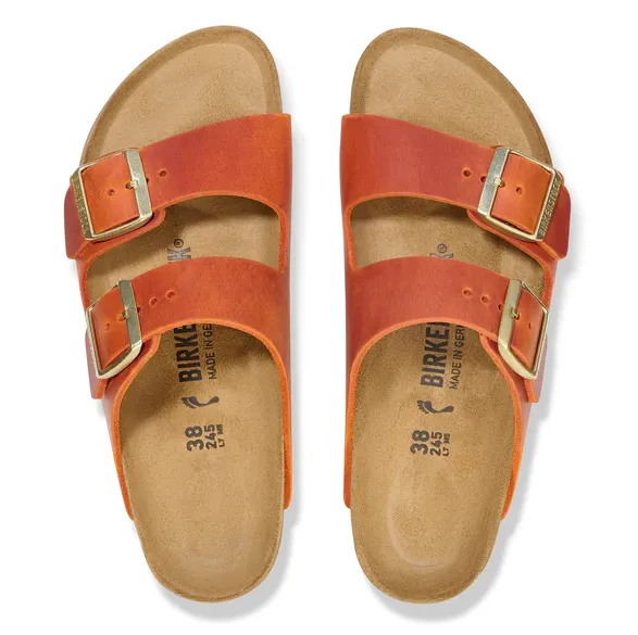 Birkenstock Arizona Oiled Leather Sandals - Medium/Narrow