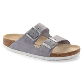 Birkenstock Arizona Shimmering Suede Sandals - Medium/Narrow