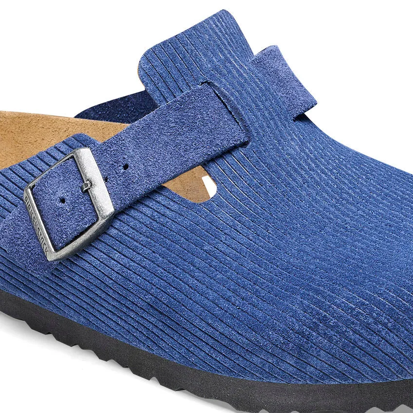 Birkenstock Boston Suede Embossed Clogs - Medium/Narrow