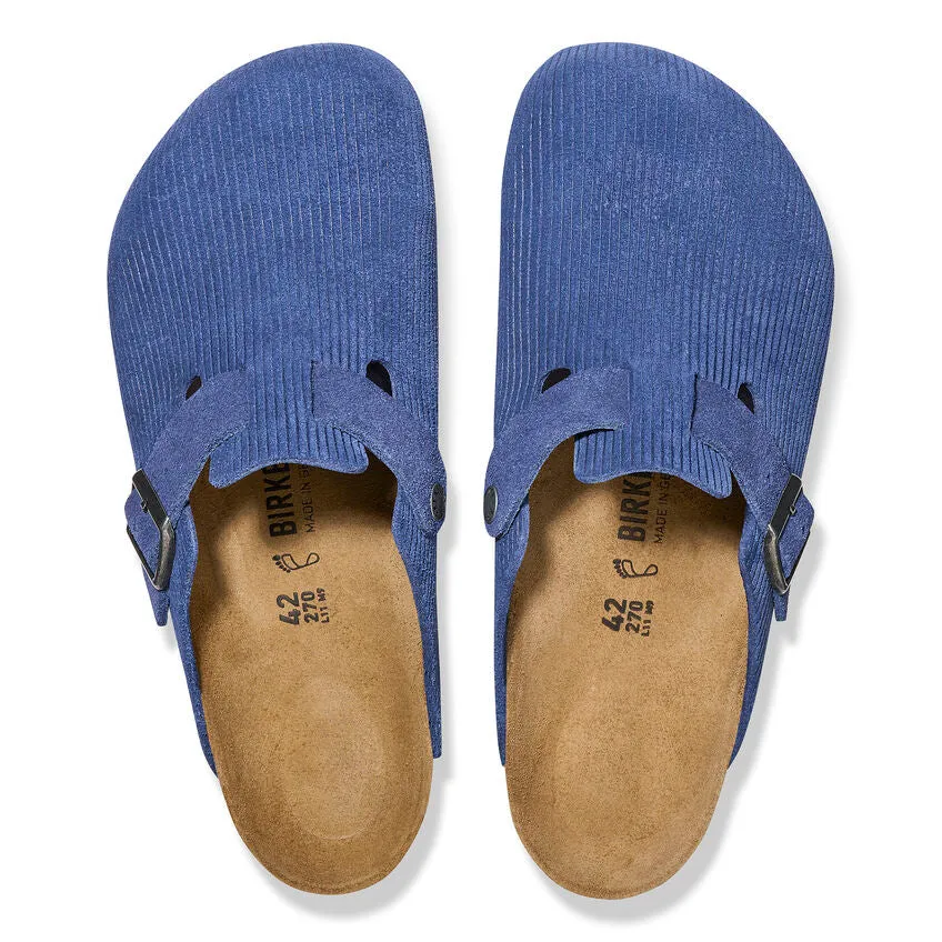 Birkenstock Boston Suede Embossed Clogs - Medium/Narrow