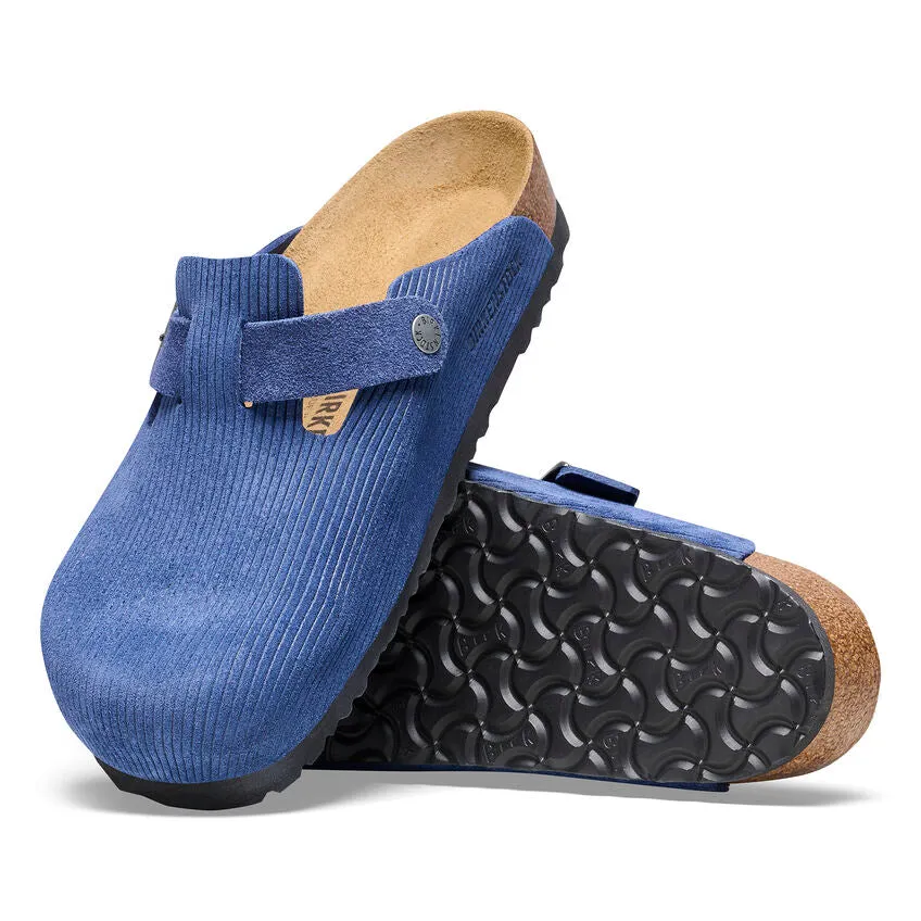 Birkenstock Boston Suede Embossed Clogs - Medium/Narrow