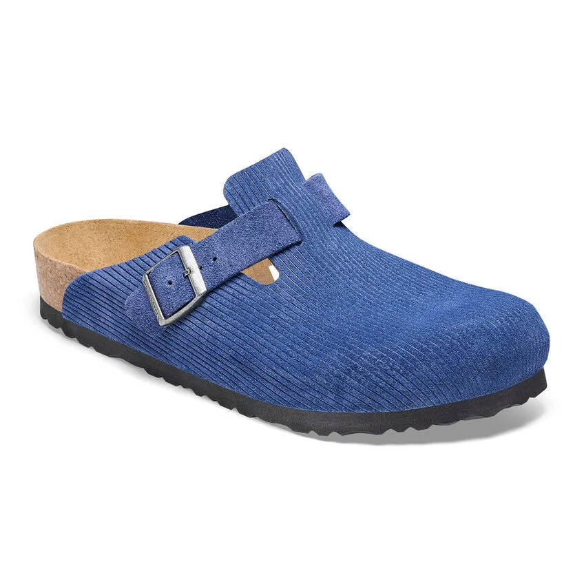 Birkenstock Boston Suede Embossed Clogs - Medium/Narrow