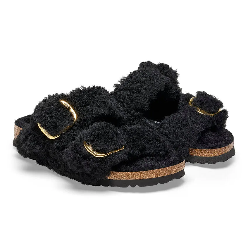 Birkenstock Womens Arizona Big Buckle Shearling Sandals - Medium/Narrow