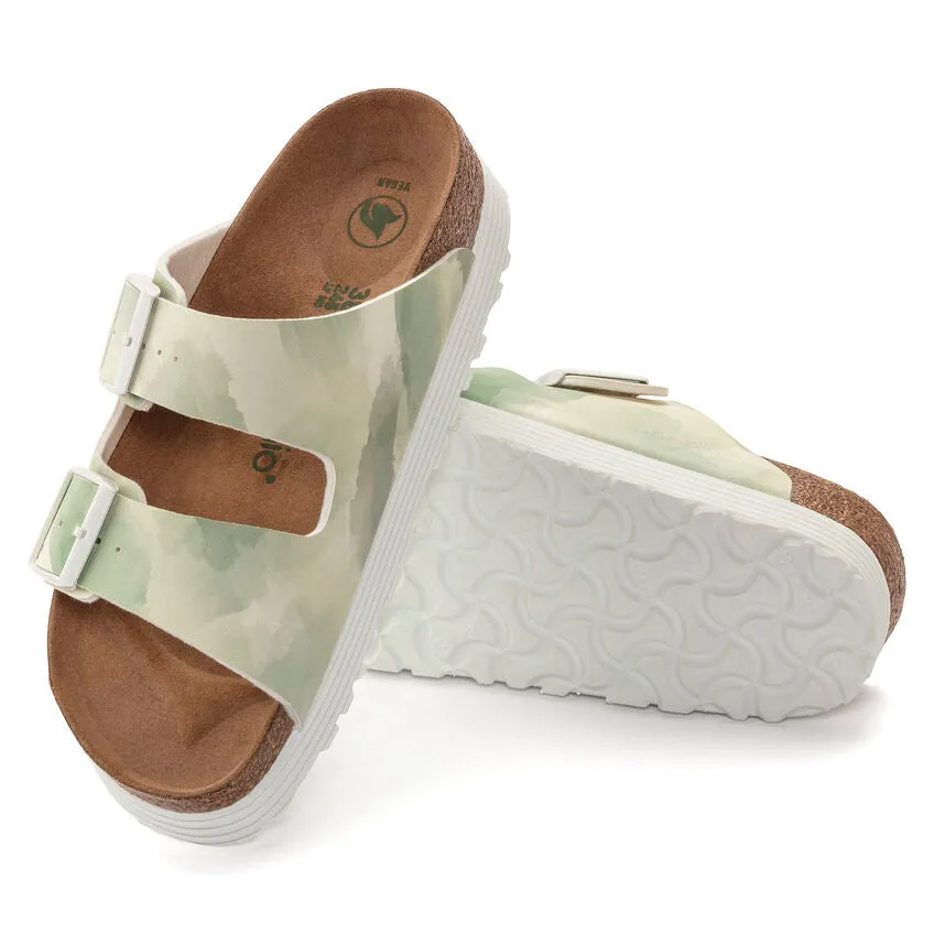 Birkenstock Womens Arizona Vegan Platform Sandals - Regular/Wide