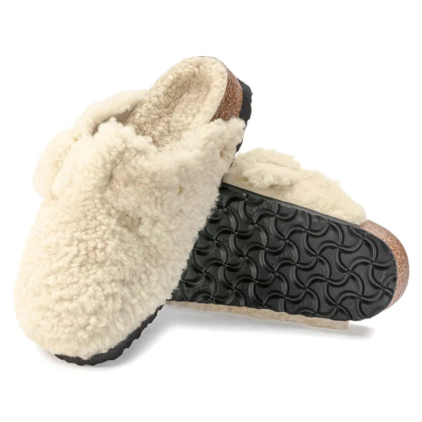 Birkenstock Womens Boston Big Buckle Shearling Clogs - Medium/Narrow