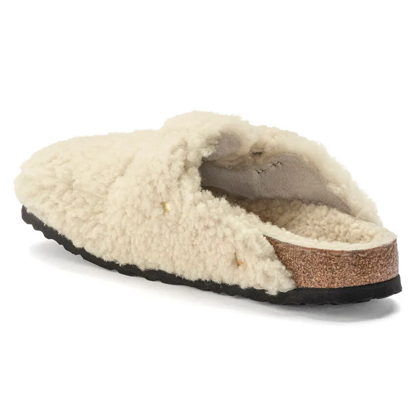 Birkenstock Womens Boston Big Buckle Shearling Clogs - Medium/Narrow