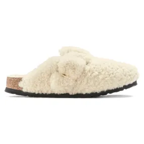 Birkenstock Womens Boston Big Buckle Shearling Clogs - Medium/Narrow