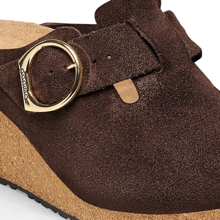 Birkenstock Womens Fanny Ring-Buckle Suede Leather Sandals - Medium/Narrow