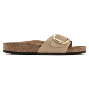 Birkenstock Womens Madrid Big Buckle Nubuck Leather Sandals - Medium/Narrow