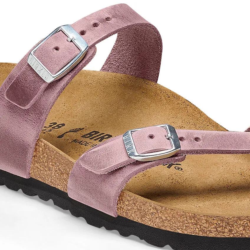 Birkenstock Womens Mayari Oiled Leather Sandals - Regular/Wide