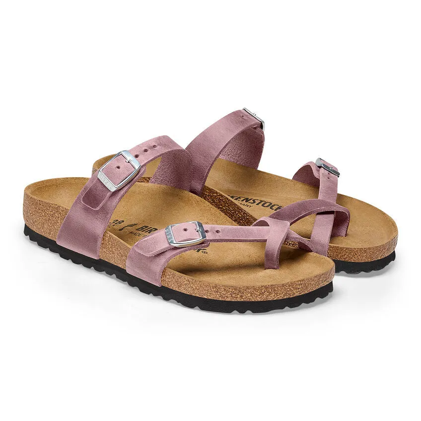 Birkenstock Womens Mayari Oiled Leather Sandals - Regular/Wide