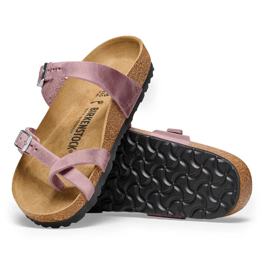 Birkenstock Womens Mayari Oiled Leather Sandals - Regular/Wide
