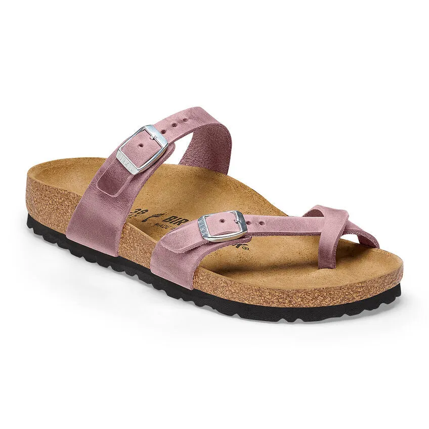 Birkenstock Womens Mayari Oiled Leather Sandals - Regular/Wide