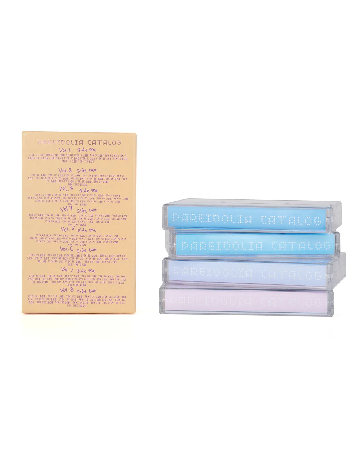 Brain Dead x Homeshake "Pareidolia Catalog" Cassette Box Set - Peach