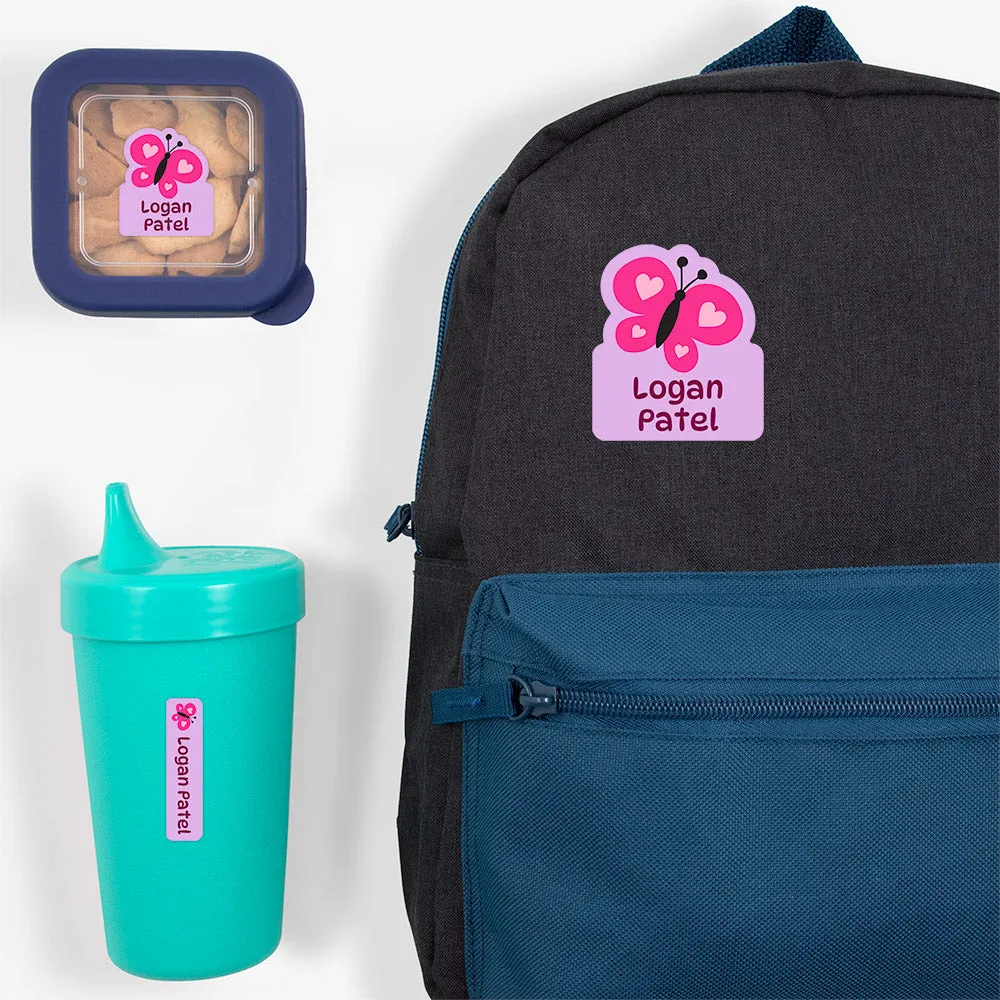 Butterfly Preschool Labels Pack