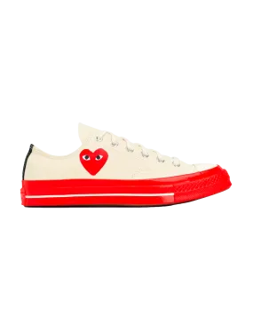 CHUCK TAYLOR RED SOLE LOW TOP