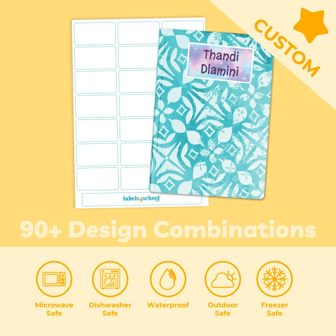 Colour Large Labels - Customise your own