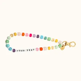 Custom Rainbow Blast Keychain