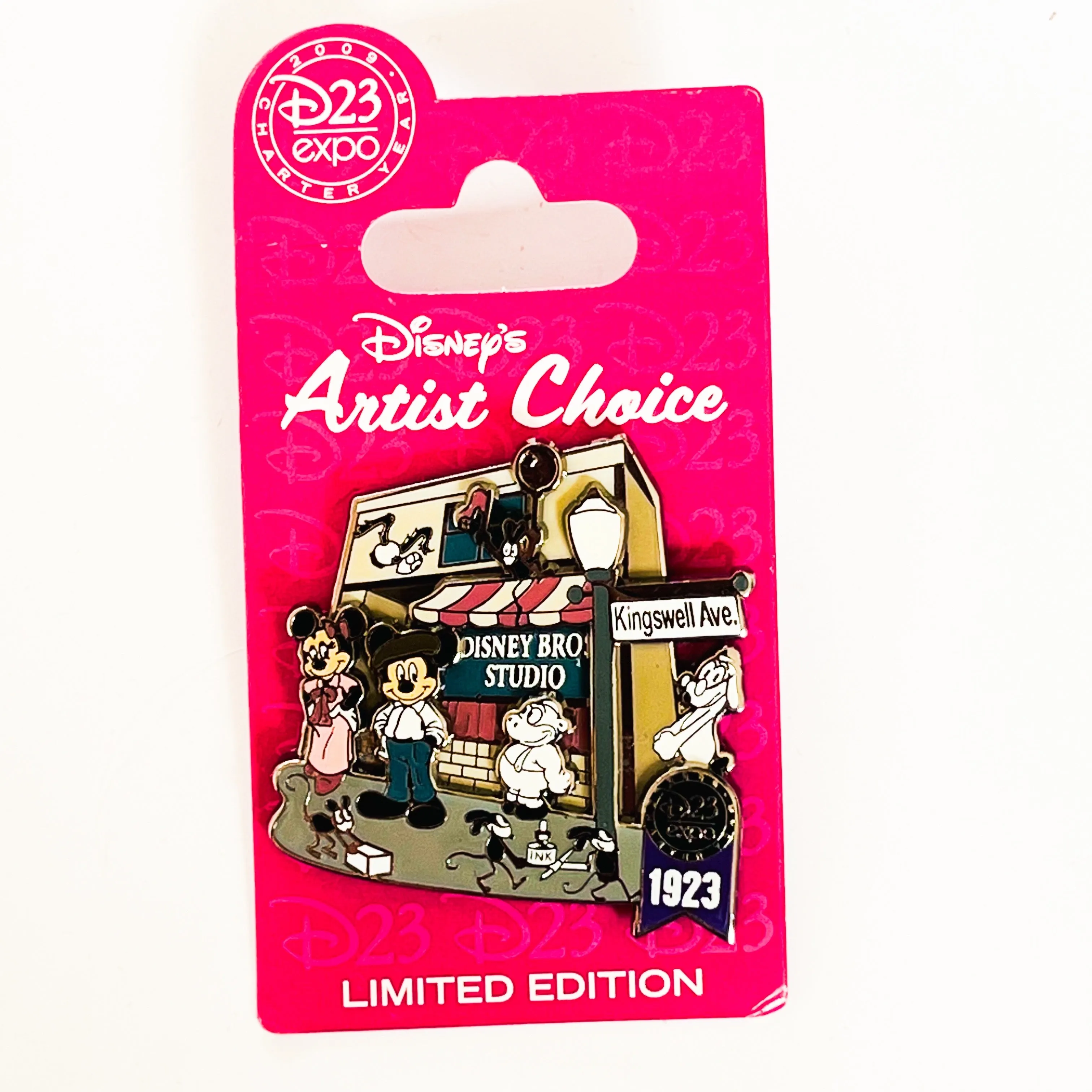 Disney D23 Expo 2009 Disney's Artist Choice 1923 Walt Disney Company LE 1500 Pin