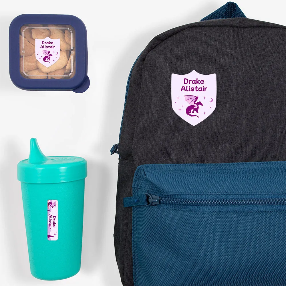 Dragon Preschool Labels Pack