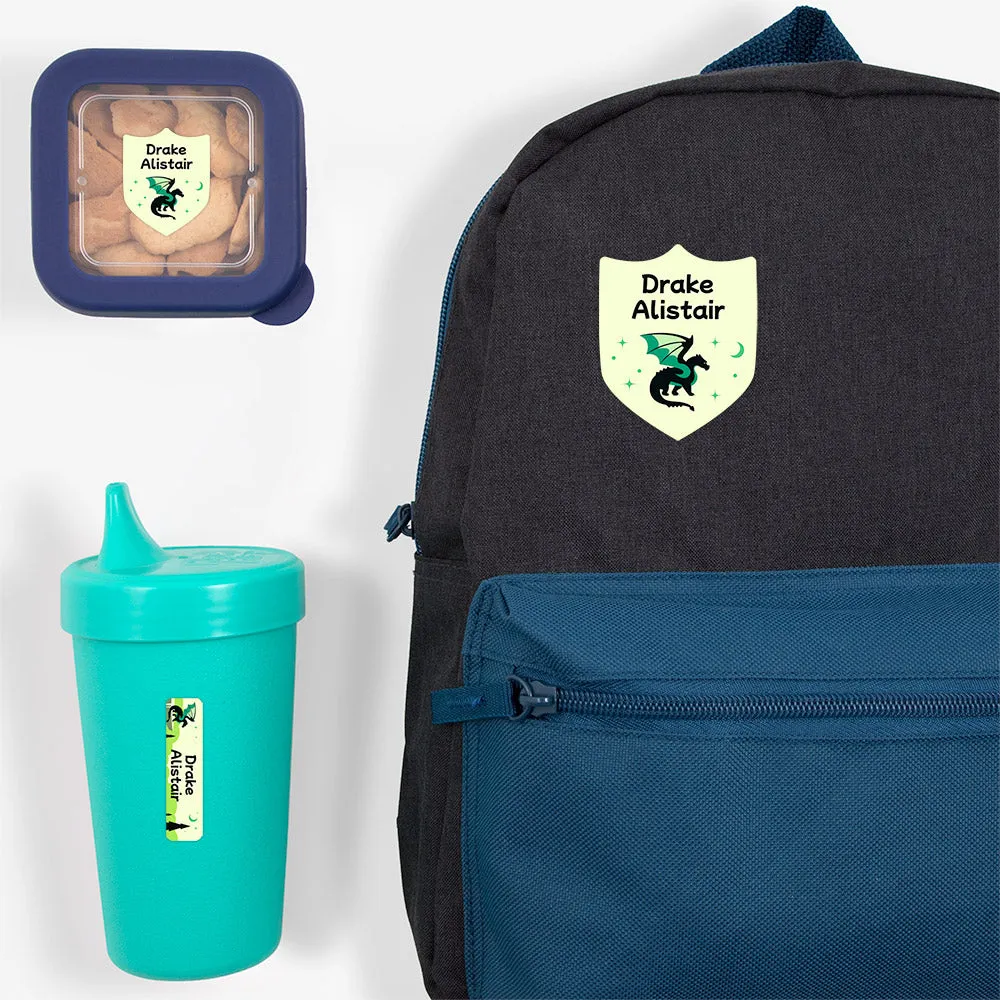Dragon Preschool Labels Pack