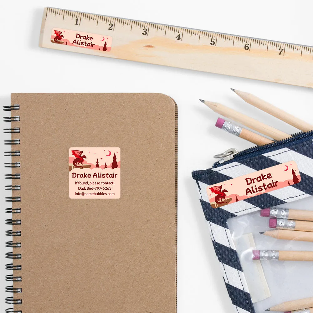 Dragon School Labels Pack