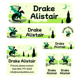 Dragon School Labels Pack
