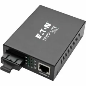 Eaton Tripp Lite Series Gigabit Multimode Fiber to Ethernet Media Converter, 10/100/1000 SC, International Power Supply, 850 nm, 550M (1804.46 ft.)
