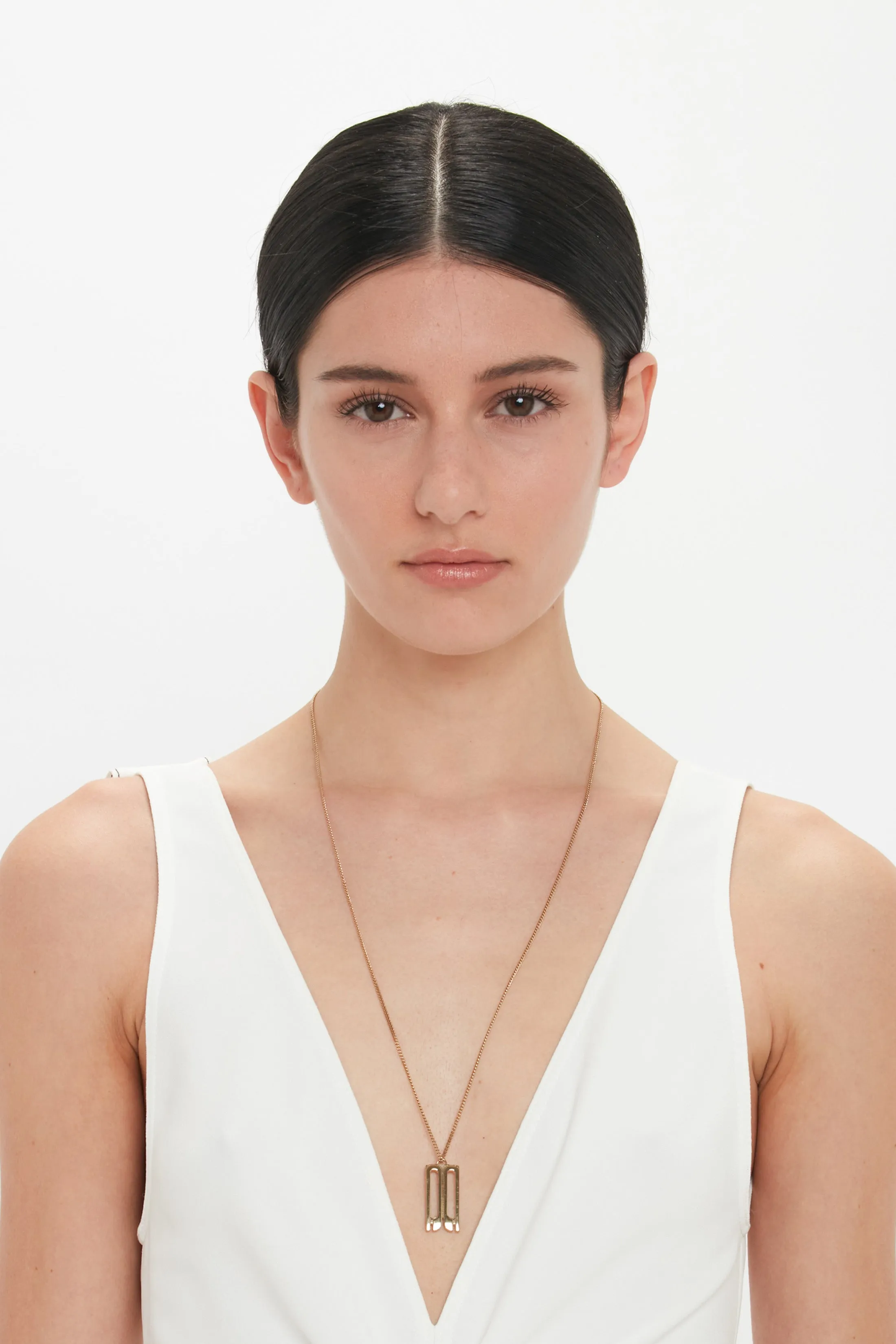 Exclusive Frame Necklace In Gold