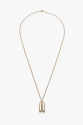 Exclusive Frame Necklace In Gold