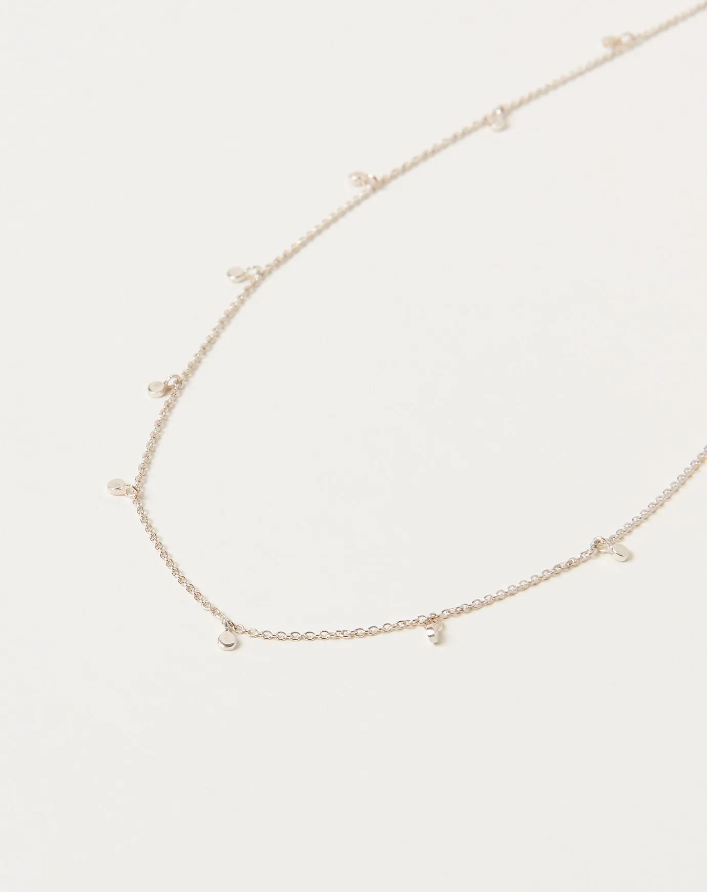 Fairy Bead Necklace in Sterling Silver