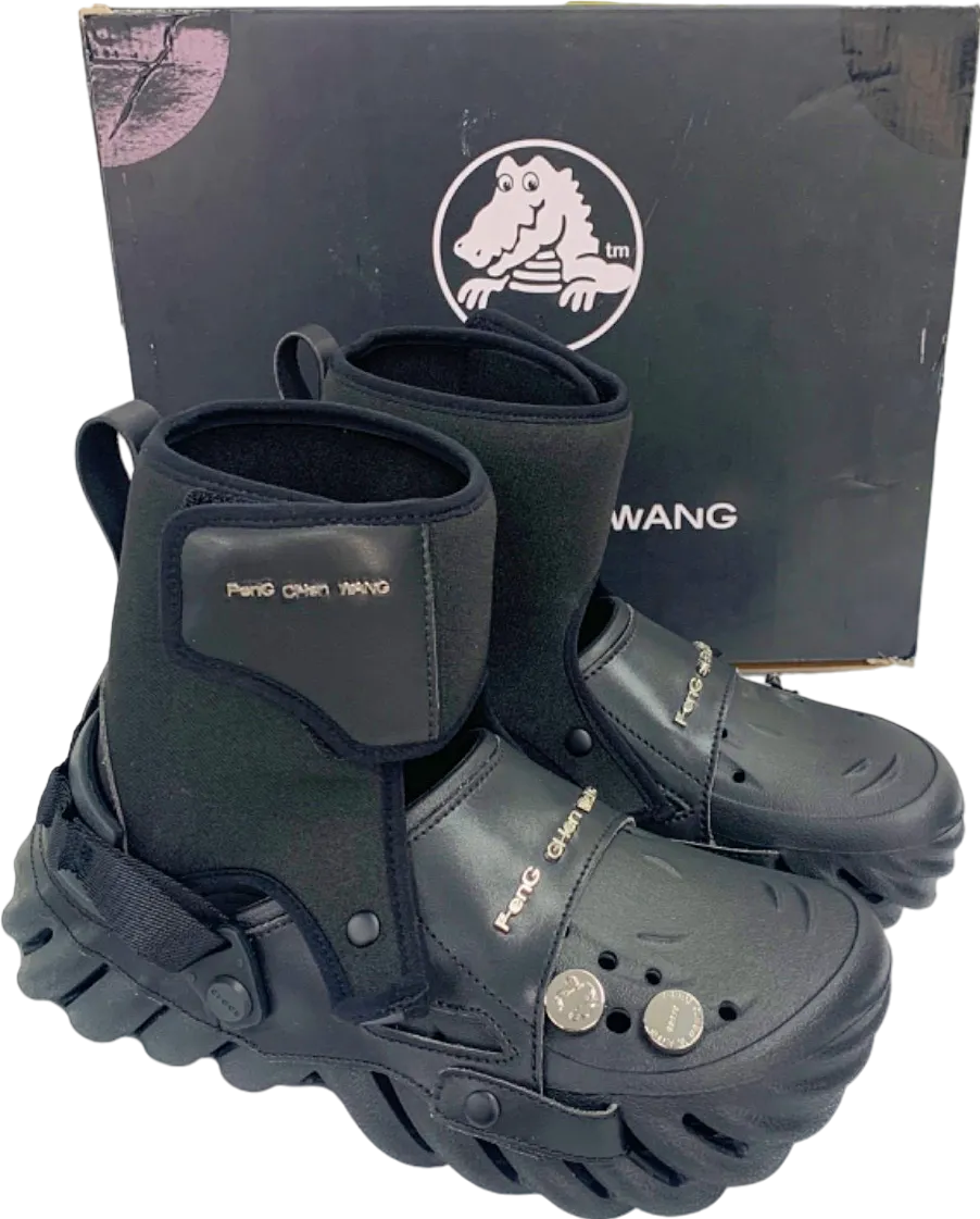 Feng Chen Wang Black Crocs Echo Clog UK 7