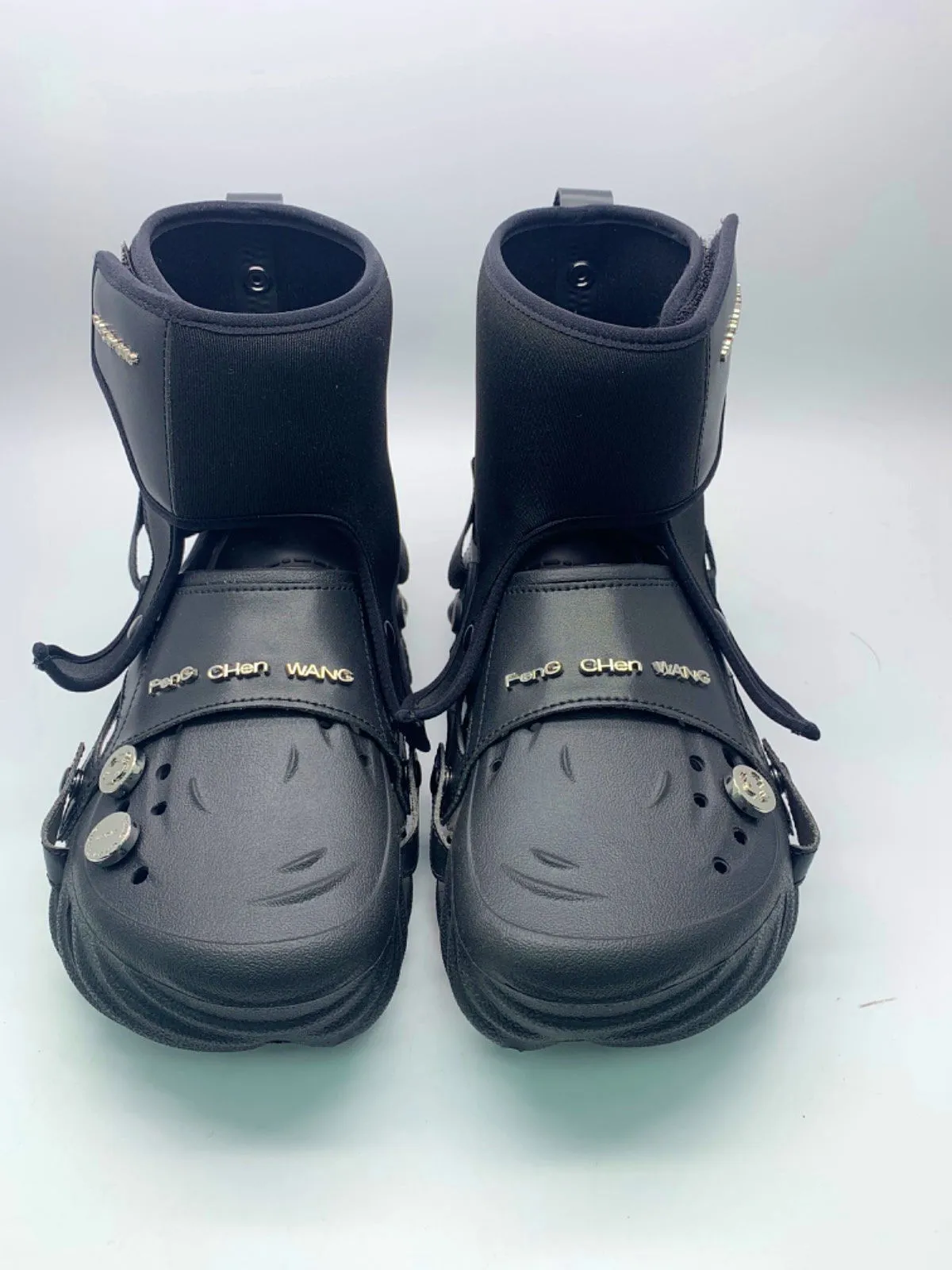 Feng Chen Wang Black Crocs Echo Clog UK 7