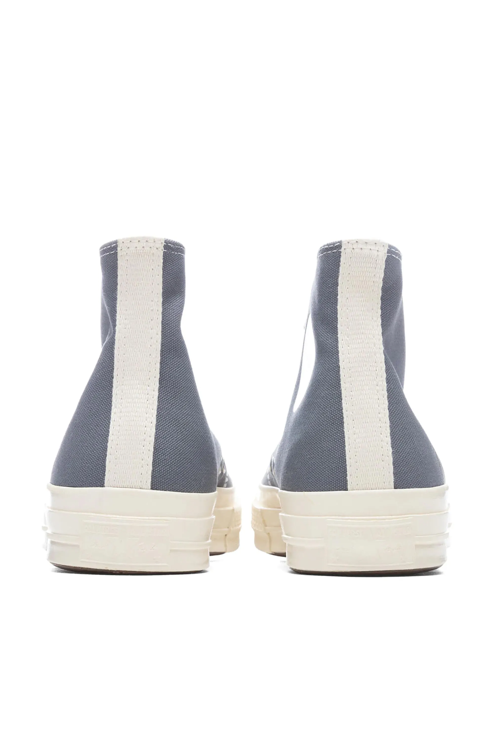 Grey CDG Play x Converse Black Heart Hi-Top Sneakers